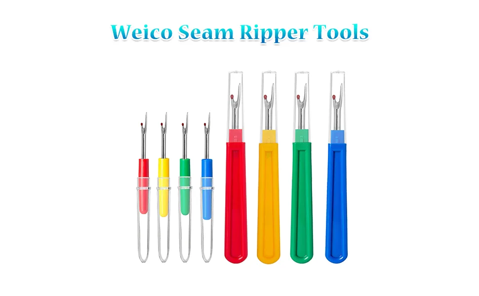 8Pcs Sewing Seam Rippers  Handy Stitch Rippers for Sewing/Crafting Removing Threads Tools (4 Large & 4 Small) - Seam ripper
