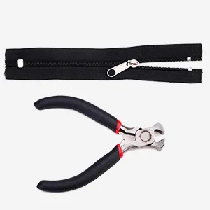 85 Pieces Zipper Repair Kit Zipper Replacement Zipper with Instruction Manual and Zipper Install Pliers Tool for Sewing Luggage Jackets Coat Jeans  Black and Silver - product information 5