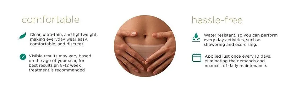 Embrace Minimize for Old Scars  Cut-to-Size Large (4.7) Silicone Scar Sheets  60 Day Supply (Recommended Treatment) 60 Day Minimize - product information 6