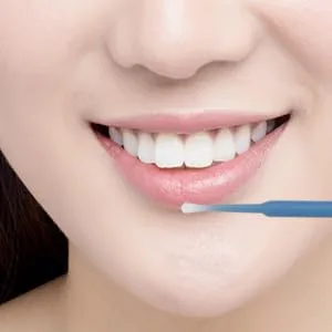 Shintop 300pcs Micro Applicator Brushes  Disposable Eyelash Extension Brushes for Makeup  Oral and Dental (Purple+Blue+Pink) - micro tip swabs