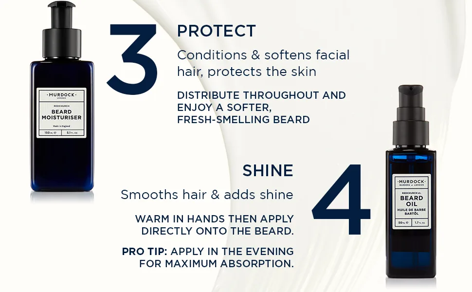 Murdock London Beard Conditioner | Wash-Out Formula for All Hair Types | Made in England | 8.5 oz - Beard Range