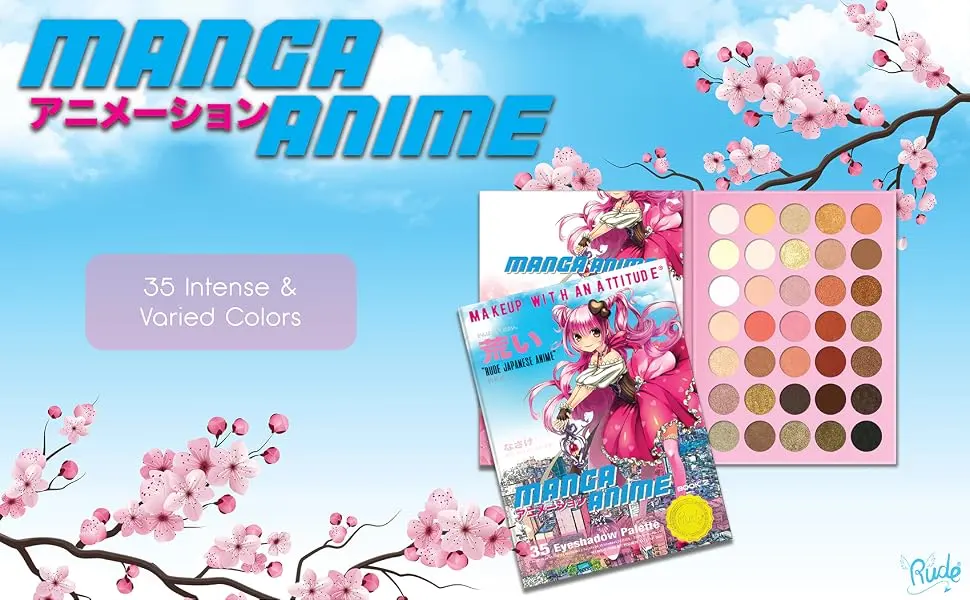 Rude - Manga Anime - Book 2 - eyeshadow manga anime swatch makeup eye pigment