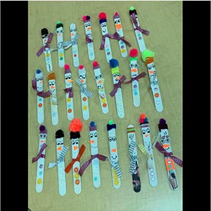 Lependor Black White Eye Stickers Labels -2000 Pcs Per Roll Black and White - product information 5