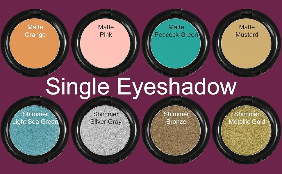 ISMINE Single Eyeshadow Powder Palette Matte Coffee  High Pigment  Longwear Single Brown Eye Makeup for Day & Night (04) - SE_3
