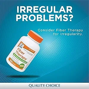 Quality Choice Fiber Therapy Caplets 100 Ct - Fiber, Caplets, Regularity, Irregularity, Constipation, Gluten Free, Laxative, Quality Choice, QC