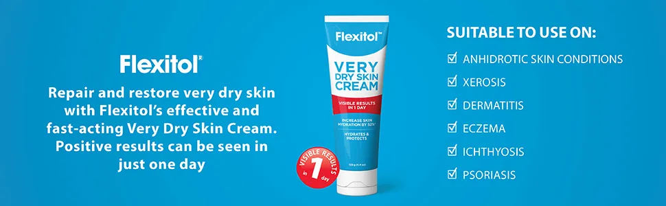 Flexitol Very Dry Skin Cream Rich Moisturizing Body Cream with Urea  4.4 Ounce Tube - Flexitol VSDC