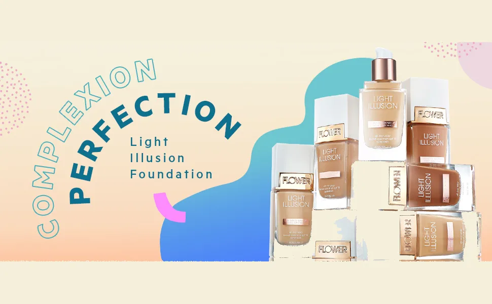 Light Illusion Foundation Sable (D1) - flower beauty