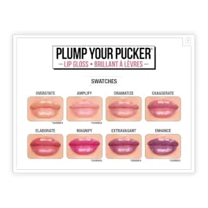 theBalm Plump Your Pucker Lip Gloss Amplify - product information 2