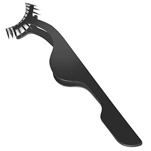 Black Stainless Steel False Eyelash Curlers Extension Applicator Remover Clip Eyebrow Eye Lashes Tweezers Nipper Makeup Beauty Tool - product information 1