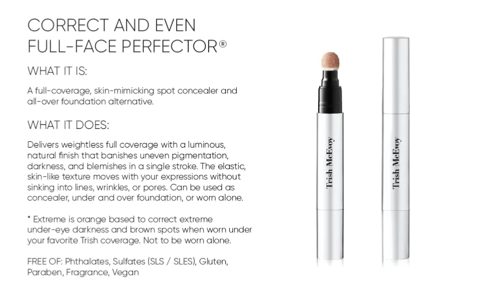 Trish McEvoy Correct and Even Full-Face Perfector Shade 2 - trish mcevoy correct and even full face perfector