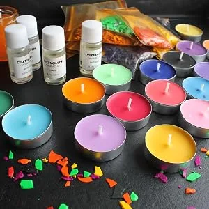 Cozyours Candle Dyes for Candle Making (Dye Flakes) - candle making supplies