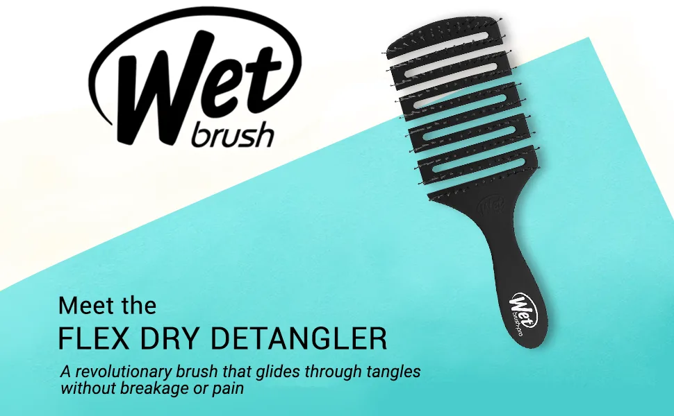 Wet Brush Wetbrush flex dry paddle black - wet brush