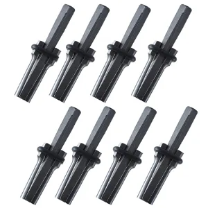 FLK Tech 8 SET 5/8 Plug Wedges and Feather Shims Concrete Rock Stone Splitter Hand Tools 16mm - FLK Tech 8 SET 5/8