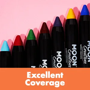 Face Paint Stick / Body Crayon Set of 8 Makeup for The Face & Body by Moon Creations - 0.12oz - Moon Creations