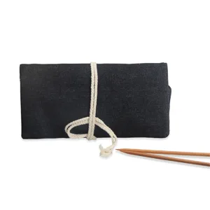 LUXJA Knitting Needles Organizer  Rolling Bag for Knitting Needles (up to 10 Inches)  Crochet Hooks and Accessories (No Accessories Included)  Black - gift