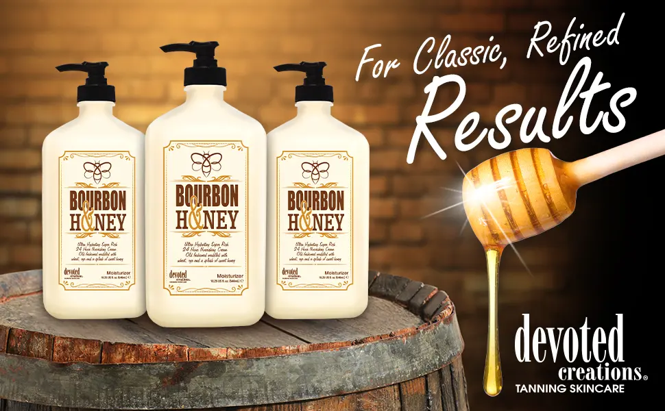 Devoted Creations Bourbon & Honey Moisturizer 18.25 oz - For classic, refined results.