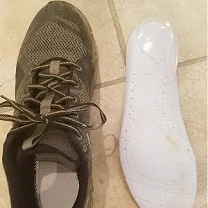 Heel Wedge for Over-Supination/Over-Pronation Re-Usable Adhesive Soul Insole - running shoe inserts, heel inserts, wedge insoles sneakers lateral wedges overpronation supination