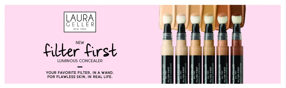 LAURA GELLER NEW YORK NEW YORK Filter First Luminous Concealer  Tan Tan 0.5 Fl Oz - Filter First Luminous Concealer