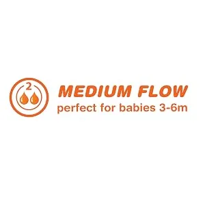 Nuby Wide Neck Bottle with Anti-Colic Air System  Colors/Prints May Vary  1pk Multi - 3 months