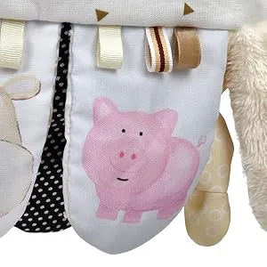 Baby Activity Pretty Pink One Size Fits Most Polyester Fabric Fashion Scarf - DEMDACO Mommy & Me Activity Scarf