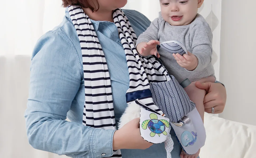 Baby Activity Pretty Pink One Size Fits Most Polyester Fabric Fashion Scarf - DEMDACO Mommy & Me Activity Scarf