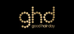 ghd Dramatic Ending - Smooth & Finish Serum  1 fl. Oz. - ghd logo in gold on black background