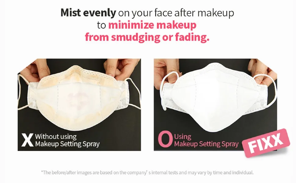 SO NATURAL ALL DAY TIGHT MAKE UP SETTING FIXER - Mist-type Spray  long lasting - comparison