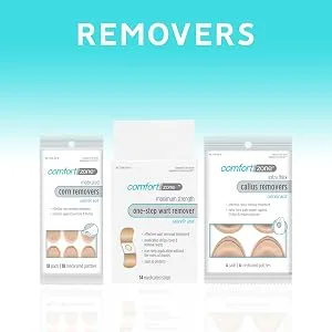 Comfort Zone Heel Pain Relief Inserts Men's  8-12 Blue 8-12 - Removers