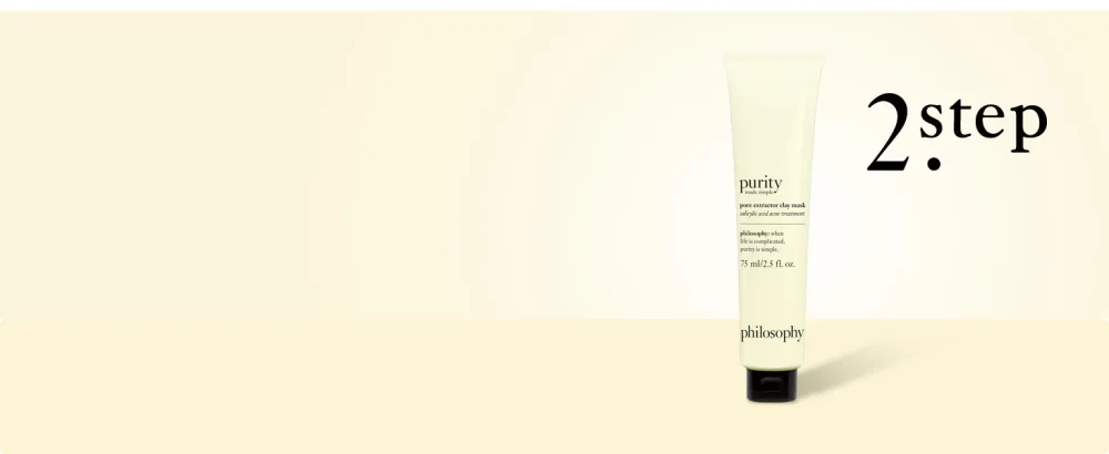 philosophy purity made simple Eye Gel 0.5 Fl Oz - Step 2: philosophy purity pore extractor clay mask
