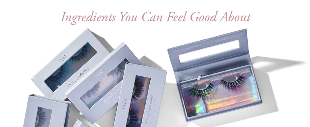P R Pro Eyelashes Bombshell - Pur PRO Eyelashes in carrying case. Ingredients You Can Feel Good About