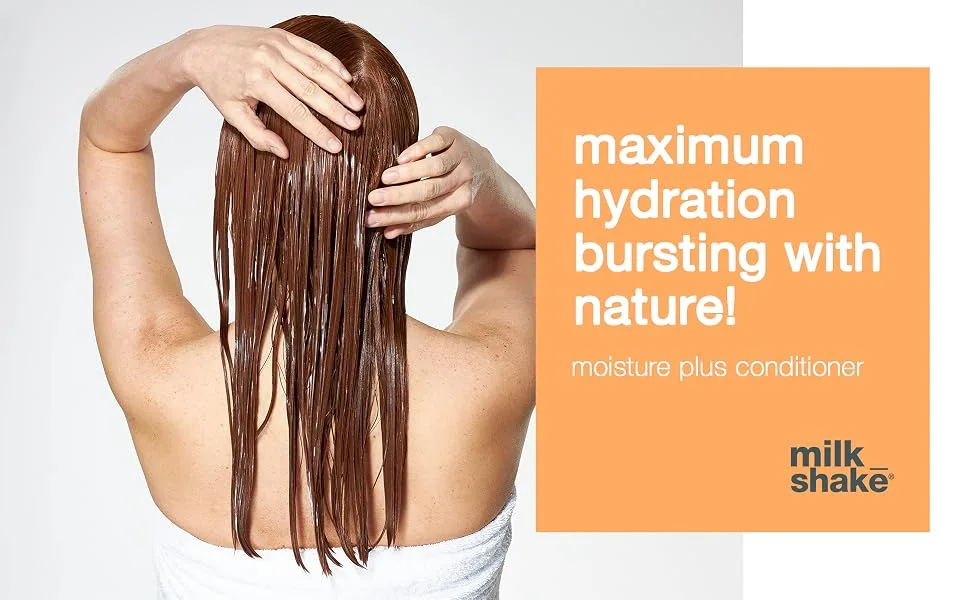 milk_shake Moisture Plus Conditioner  8.4 Fl Oz - milk_shake Moisture Plus Extra Hydrating and Moisturizing Conditioner for Dry Hair, dry damaged