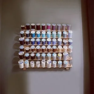 SAND MINE Wooden Thread Rack Sewing and Embroidery Thread Holder  60 Spools - product information 6