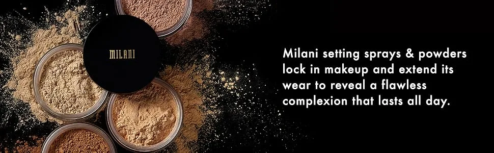 Milani Make It Last Setting Powder - Translucent Medium to Deep (0.12 Ounce) Cruelty-Free Mattifying Face Powder that Sets Makeup for Long-Lasting Wear - Milani setting sprays & powders