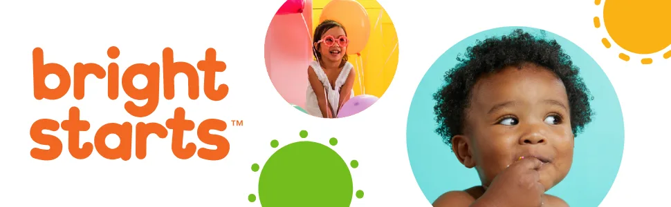 Oball Shaker - bright starts brand banner