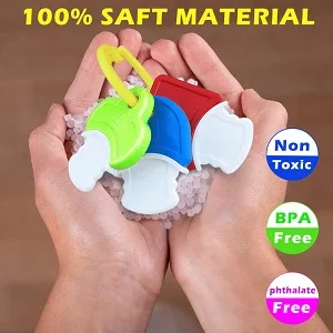 9pcs Baby First Rattle Teether Toy Gift Set with Storage Box for Infant Newborn Baby Boy 0 3 6 9 12 18Month Blue - baby rattle toy