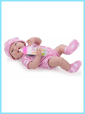 Exquisite Buggy My Sweet Baby Disappearing Magic Bottles - Includes 1 Milk  1 Juice Bottle with Pacifier for Baby Doll (Colorful) - baby doll bottle