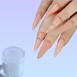 BeeSpring Nail Caviar 20g/jar 0.6-0.8mm Crystal Pixie Glass Caviar Beads AB Glitter Micro Beads Nail Rhinestones for Nails Design - B07GLG2RFJ-3