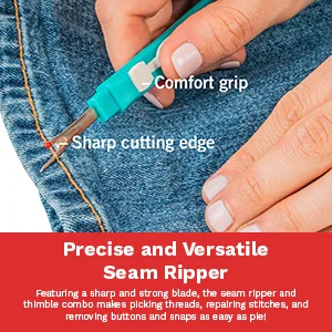 SINGER ProSeries Sewing Kits with Sewing Tools (Scissors & Seam Ripper Bundle) - Precise