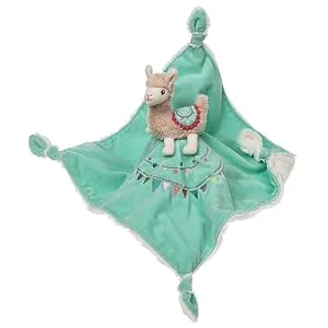 Mary Meyer Baby Lily Llama Character Blanket 13x13 - product information 1
