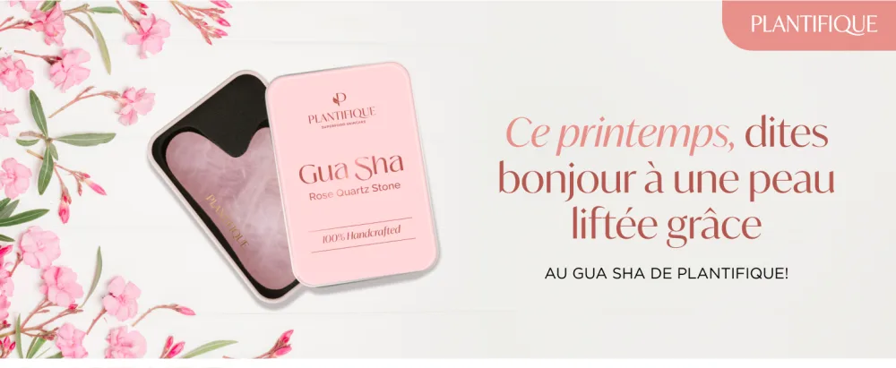 PLANTIFIQUE Gua Sha Visage et Corps en Pierre V ritable de Quartz Rose & S rum Visage Vitamine C - Serum Anti Tache Collagene - 30 ml - product information 1
