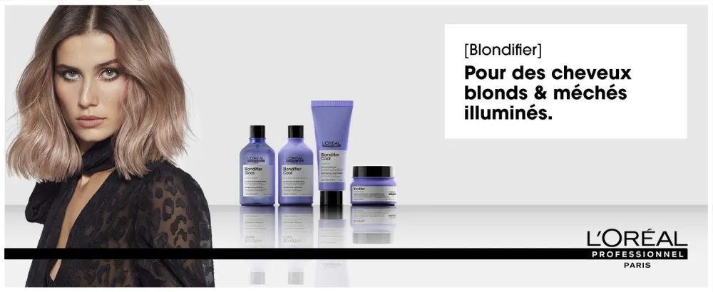 L'Or al Professionnel Shampoing Illuminateur pour Cheveux Blonds et M ch s en Manque d'Eclat Blondifier Gloss SERIE EXPERT 500ml - product information 1