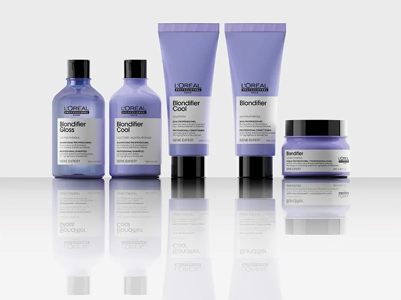 L'Or al Professionnel Shampoing Illuminateur pour Cheveux Blonds et M ch s en Manque d'Eclat Blondifier Gloss SERIE EXPERT 500ml - product information 2