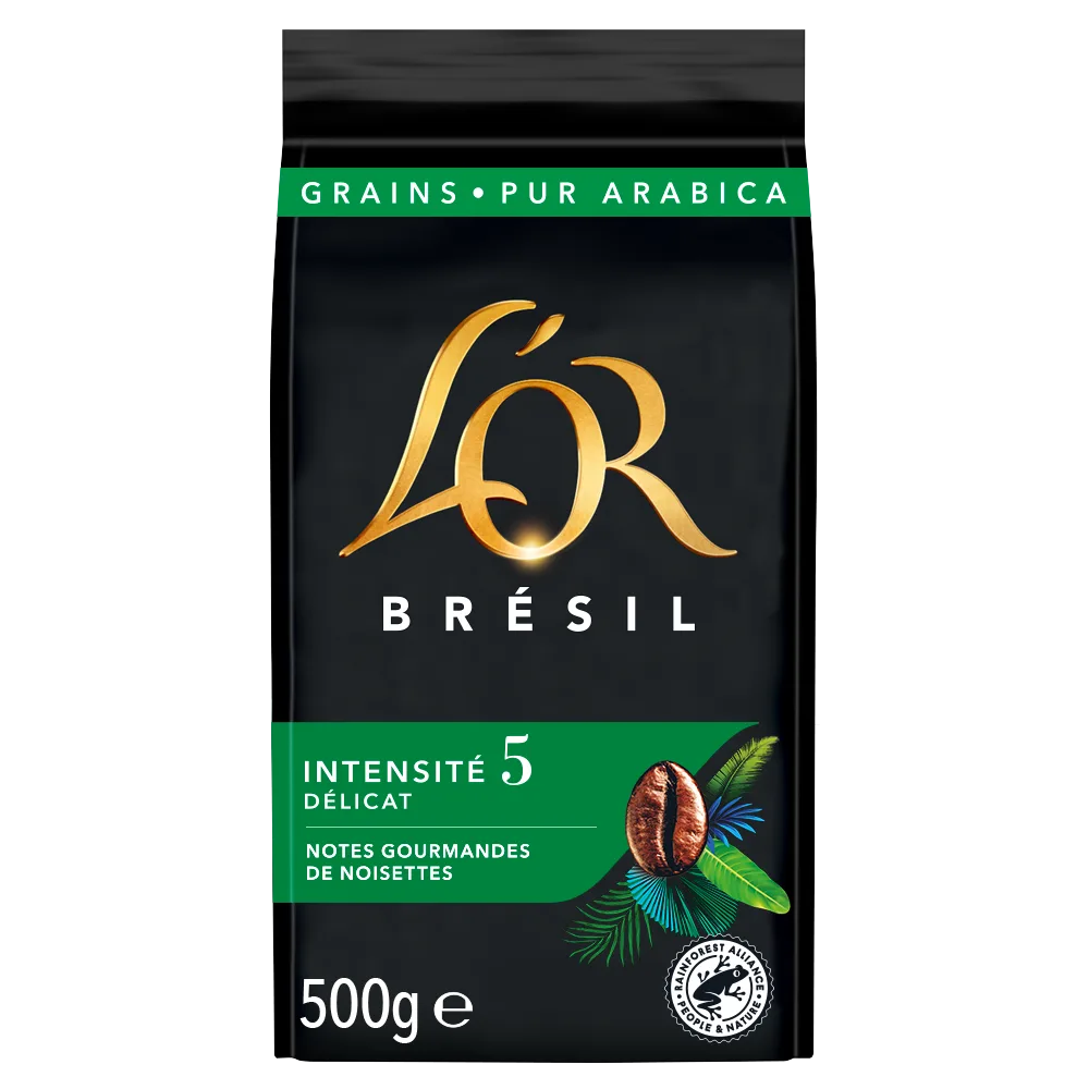 L'OR 2Kg Caf en Grains S lection 100% Arabica Intensit 6 2 Paquets d'1kg - product information 5