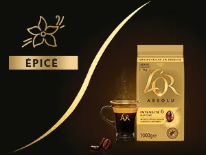 L'OR 1Kg Caf en Grains Absolu Arabica & Robusta Intensit 10 1 kg (Lot de 1) - product information 4