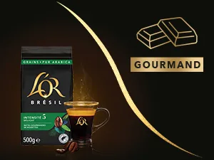 L'OR 1Kg Caf en Grains Absolu Arabica & Robusta Intensit 10 1 kg (Lot de 1) - product information 5