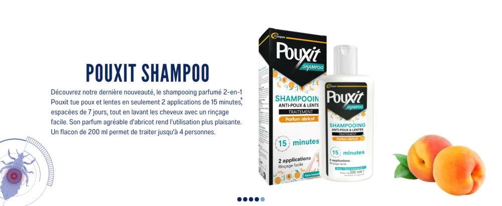 POUXIT - Flash - Shampooing anti-poux et lentes - Agit en 1 application de 5 minutes seulement - Traitement du cuir chevelu - 100 ml - product information 5