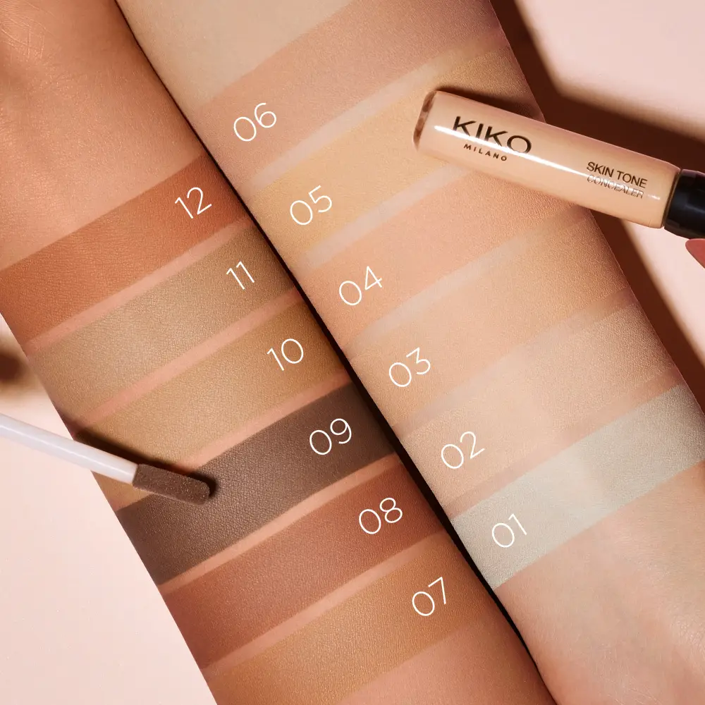 KIKO Milano Skin Tone Concealer - 12 | Correcteur Fluide Lissant Avec Fini Naturel 12 Orange - product information 3