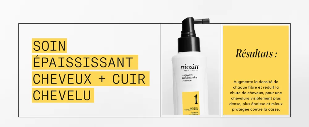 NIOXIN System 1 - pour Cheveux Naturels Chute Mod r e - Kit/Shampoing/Apr s-Shampoing/Soin pour Cuir Chevelu Step 3 Scalp Treatment - product information 3