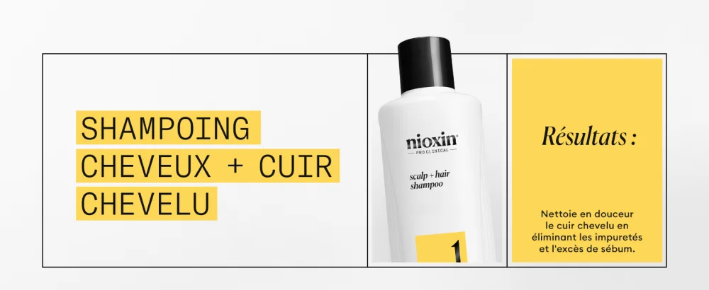 NIOXIN System 1 - pour Cheveux Naturels Chute Mod r e - Kit/Shampoing/Apr s-Shampoing/Soin pour Cuir Chevelu Step 3 Scalp Treatment - product information 5
