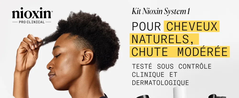 NIOXIN System 1 - pour Cheveux Naturels Chute Mod r e - Kit/Shampoing/Apr s-Shampoing/Soin pour Cuir Chevelu Compact Kit - product information 1